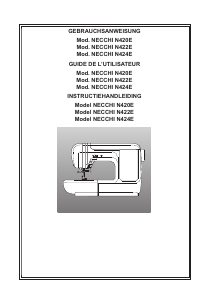 Handleiding Necchi N 420 E Naaimachine