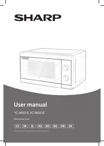 Manual Sharp YC-MG01E-B Cuptor cu microunde