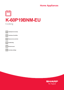 Rokasgrāmata Sharp K-60P19BNM -EU Cepeškrāsns