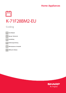 Manual Sharp K-71F28BM2-EU Oven