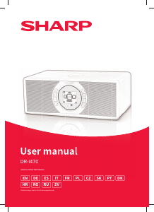 Bruksanvisning Sharp DR-I470 Radio