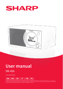 Manual Sharp DR-450 Radio