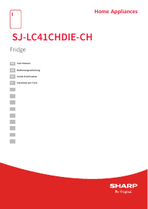 Mode d’emploi Sharp SJ-LC41CHDIE-CH Réfrigérateur