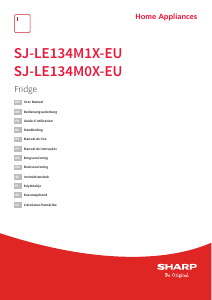 Käyttöohje Sharp SJ-LE134M0X-EU Jääkaappi