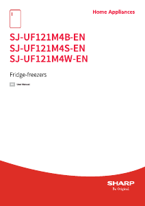 Manual Sharp SJ-UF121M4B-EN Refrigerator