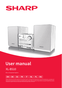 Manual Sharp XL-B510 Stereo-set