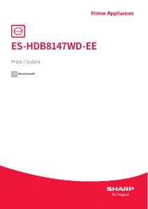 Manuál Sharp ES-HDB8147WD-EE Pračka se sušičkou