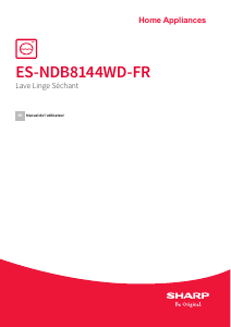Mode d’emploi Sharp ES-NDB8144WD-FR Lave-linge séchant