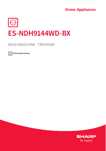 Bedienungsanleitung Sharp ES-NDH9144WD-BX Waschtrockner