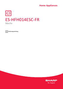 Bedienungsanleitung Sharp ES-HFH014ESC-FR Waschmaschine