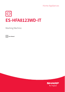 Handleiding Sharp ES-HFA8123WD-IT Wasmachine