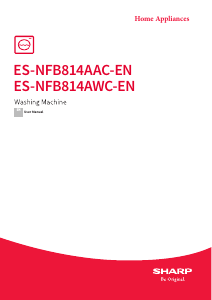 Handleiding Sharp ES-NFB814AWC-EN Wasmachine