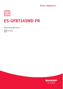 Manual Sharp ES-GFB7143WD-FR Washing Machine