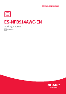 Handleiding Sharp ES-NFB914AWC-EN Wasmachine