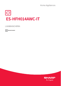 Manuale Sharp ES-HFH014AWC-IT Lavatrice