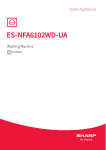 Handleiding Sharp ES-NFA6102WD-UA Wasmachine