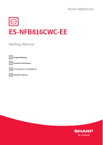 Priručnik Sharp ES-NFB912BWC-ES Stroj za pranje rublja