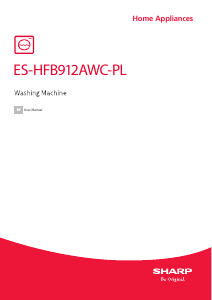 Handleiding Sharp ES-HFB912AWC-PL Wasmachine