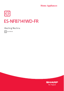 Manual Sharp ES-NFB7141WD-FR Washing Machine