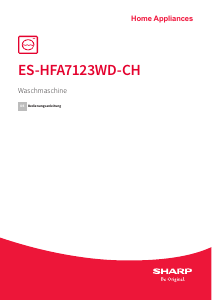 Bedienungsanleitung Sharp ES-HFA7123WD-CH Waschmaschine