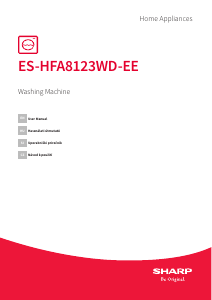 Manual Sharp ES-HFA8123WD-EE Washing Machine