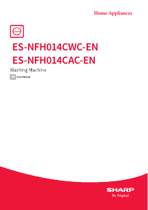 Manual Sharp ES-NFH014CAC-EN Washing Machine