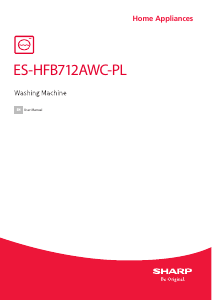 Handleiding Sharp ES-HFB712AWC-PL Wasmachine