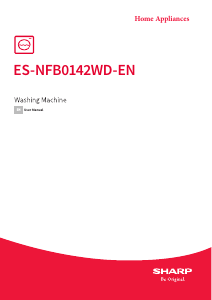 Manual Sharp ES-NFB0142WD-EN Washing Machine