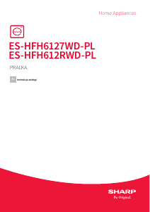 Instrukcja Sharp ES-HFH6127WD-PL Pralka
