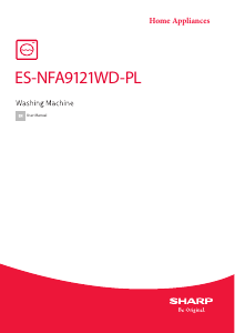 Manual Sharp ES-NFA9121WD-PL Washing Machine