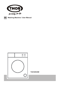 Handleiding Thor T35105VW Wasmachine