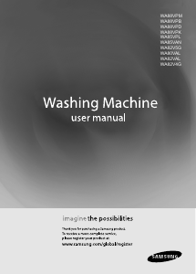 Manual Samsung WA85VNLEC/XTL Washing Machine