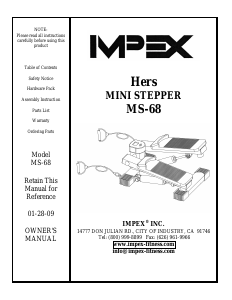 Handleiding Impex MS-68 Stepper
