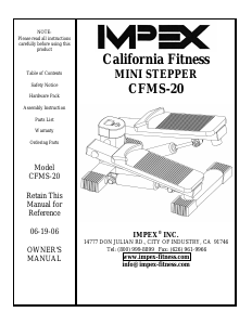 Manual Impex CFMS-20 Stepper