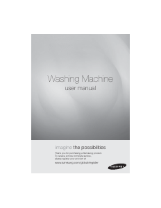 Manual Samsung WA91U Washing Machine