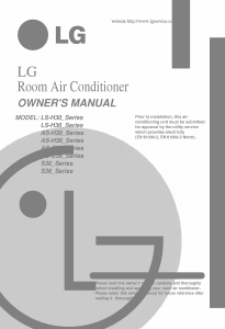 Manual LG AS-C306MLM0 Air Conditioner