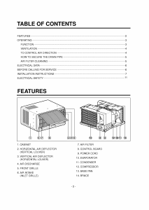Manual LG LW-C1214CL Air Conditioner