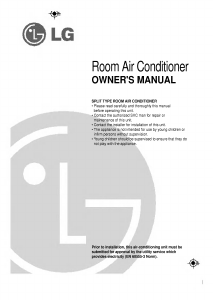 Manual LG LS-P0962HL Air Conditioner