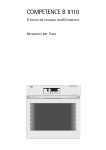 Manuale AEG B8110-B Forno