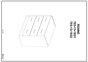 Hướng dẫn sử dụng JYSK Ronne (60x30x70) Tủ ngăn kéo