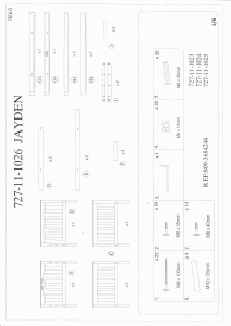 Instrukcja JYSK Jayden (207x112) Łóżko piętrowe