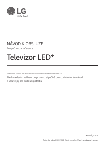 Manuál LG 65NANO903NA LED televize