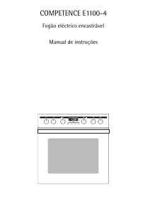 Manual AEG E1100-4-M Fogão