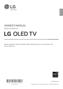 Handleiding LG OLED77B13LA OLED televisie