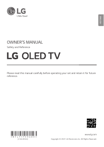 Handleiding LG OLED65G13LA OLED televisie