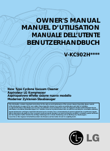 Manuale LG V-KC902HTQ Aspirapolvere