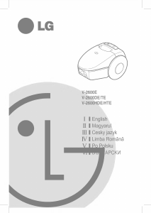 Használati útmutató LG V-2600E Porszívó