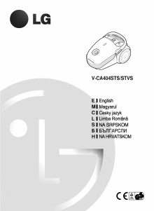 Manual LG V-CA404STV Aspirator