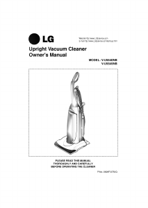 Manual LG V-U5545NB Vacuum Cleaner