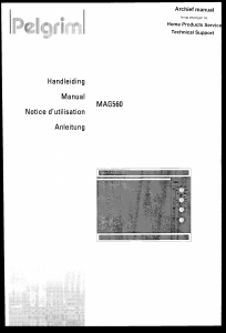 Handleiding Pelgrim MAG560RVS Magnetron